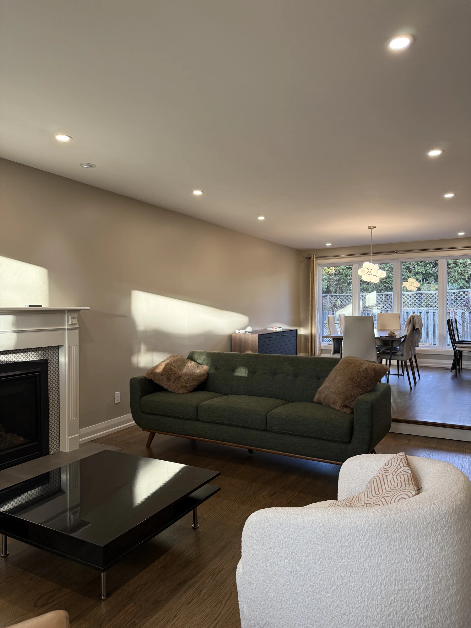 Open Living & Dining